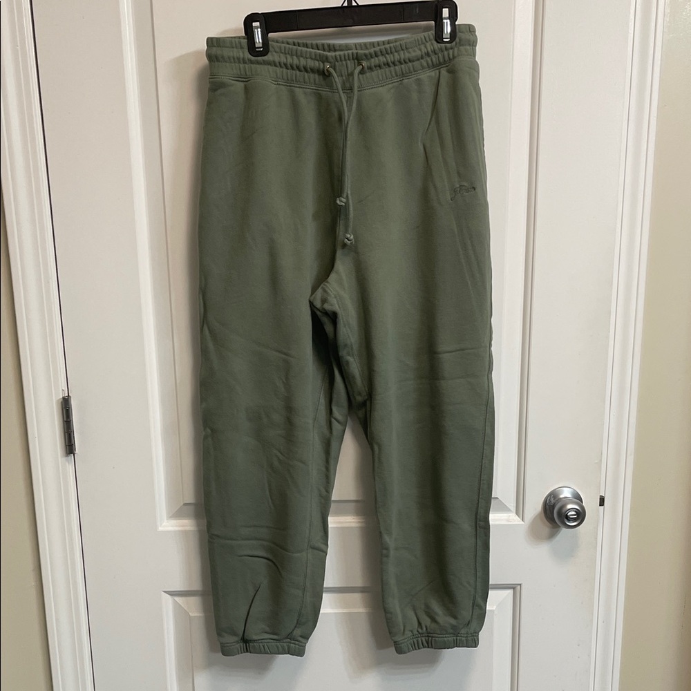 J. Crew Olive Green Track Pants